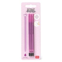 3 recharges violettes pour stylo effaable