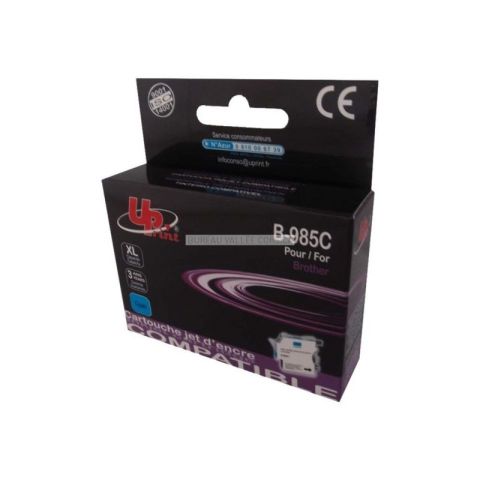 Cartouche d'encre uprint compatible brother lc985 cyan