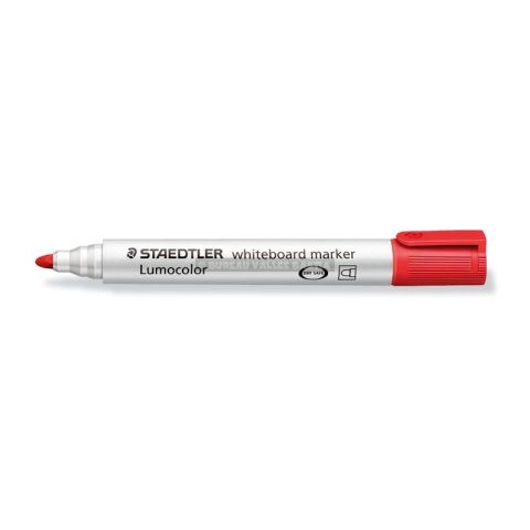 Marqueur effaable ogive staedtler lumocolor whiteboard marker rouge 2 mm