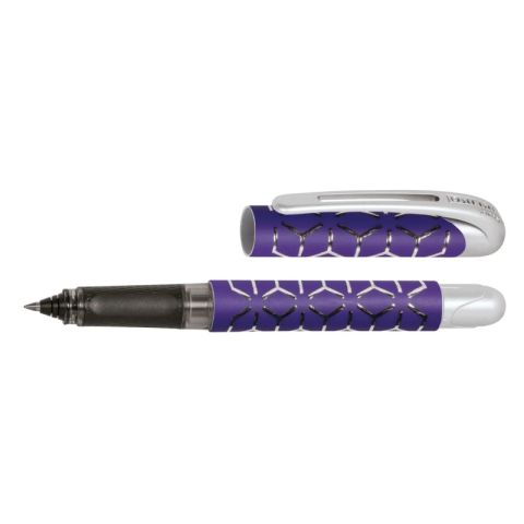 Stylo rollerball college 0.7 mm purple style silver