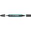 #1 - Marqueur double pointe promarker turquoise c247