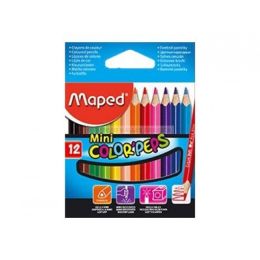 12 minis crayons de couleur maped color'peps