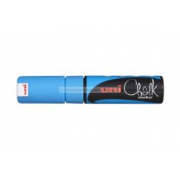 Marqueur craie bleu 8mm biseau uni chalk pwe-8k