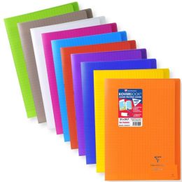 Cahier 96 pages clairefontaine koverbook a4 grands carreaux