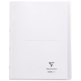 Cahier transparent koverbook 48 pages 24 x 32 cm petits carreaux