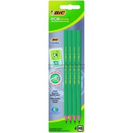 4 crayons graphite hb bic ecolution volution 650