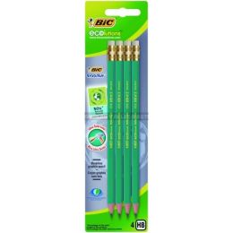 4 crayons graphite hb bic ecolution volution 655