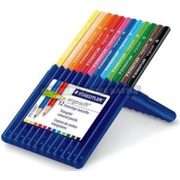 12 crayons couleur 3 mm ergosoft