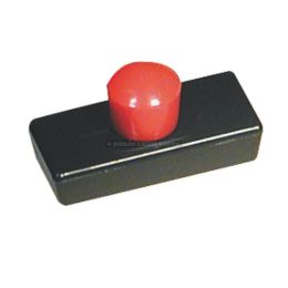 5 aimants 15 x 27 mm bouton rouge