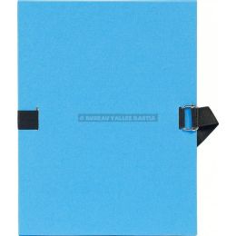 Chemise dos extensible 13 cm exacompta bleu 24 x 32 cm