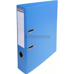 Classeur  levier carton recouvert pvc dos 70 mm exacompta a4 bleu