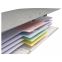 #2 - 100 fiches intercalaires horizontales unies perfores 105x240 mm