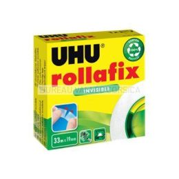 Ruban adhesif uhu rollafix invisible 33 m x 19 mm