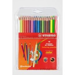 18 crayons de couleur color