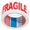 #1 - Rouleau adhesif emballage mention fragile 66 m x 50 mm