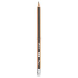 Crayon graphite hb bout gomme maped black'peps