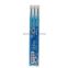 #1 - 3 recharges frixion pilot ball bleu turquoise 0,7 mm moyenne