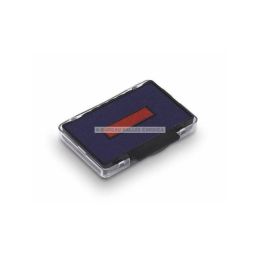 Cassette d'encrage bicolore type 6-53-2 bleu rouge