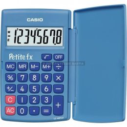 Calculatrice casio petite fx bleue