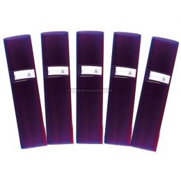 10 protges-cahier elba 24 x 32 cm pvc 20/100 violet