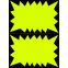#1 - 200 flashs carton fluo, 6 x 9 cm