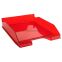 #1 - Corbeille  courrier combo midi rouge carmin glossy transparent