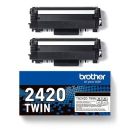 2 toner laser noir brother tn2420