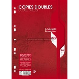 Copie double perfores 200 pages a4 5x5
