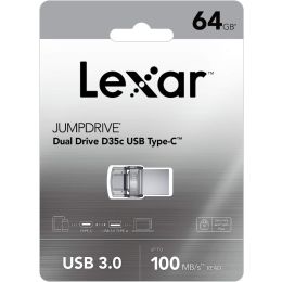 Lexar cl double usb-c et usb3.0 d35c dual 64 go