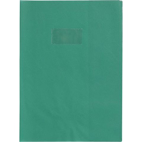 Protge cahier a4 calligraphe opaque vert