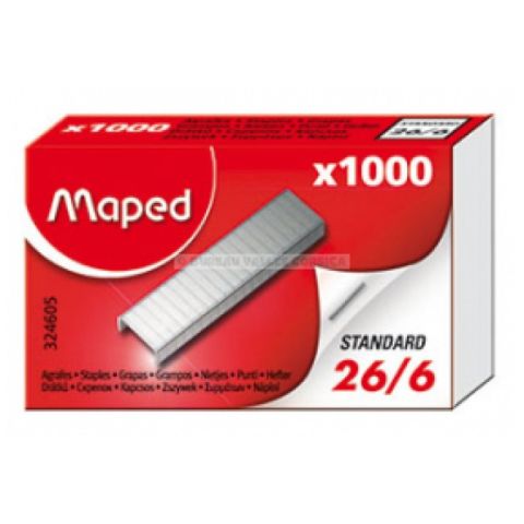 1000 agrafes maped standard 26/6