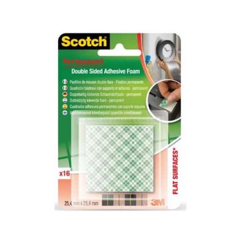 Pastille adhesives permanentes scotch 111-euro double face