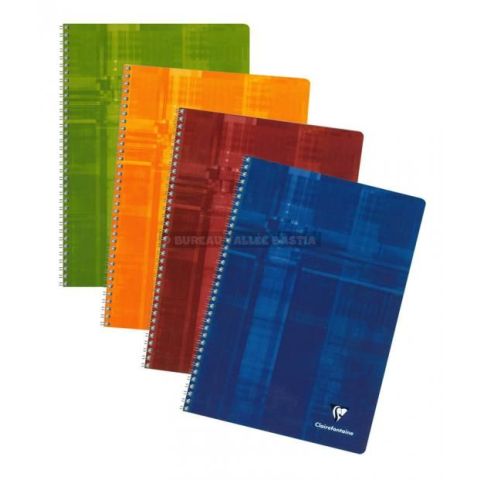 Cahier clairefontaine 100 pages spiral a4 grands carreaux
