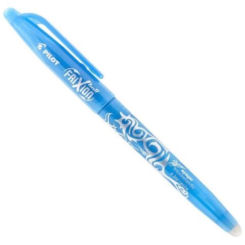 Stylo roller encre gel effaable pilot frixion ball bleu turquoise 0,7 mm