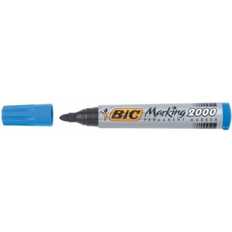 Marqueur permanent ogive bic marking 2000 bleu 5 mm