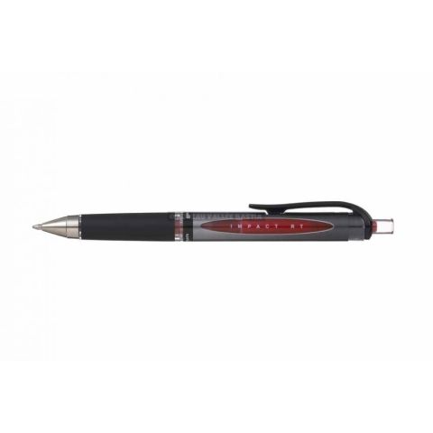 Stylo roller encre gel uni ball signo broad rt rouge 1 mm