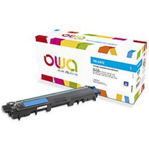 Toner armor compatible brother tn247c cyan