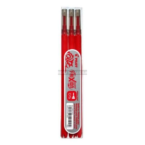3 recharges frixion pilot point rouge 0,5 mm fine