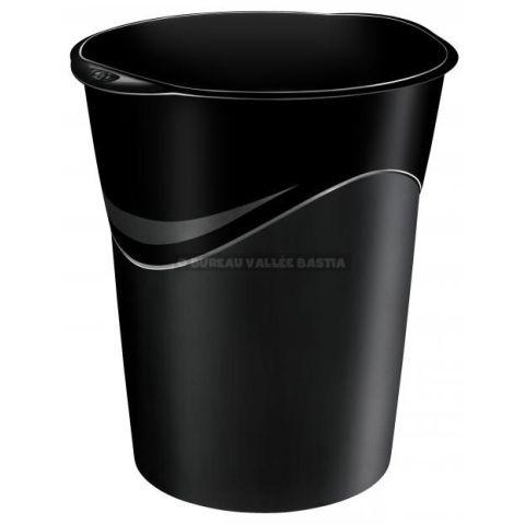 Corbeille  papier noir 14 litres
