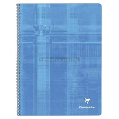 Cahier clairefontaine spiral format 24 x 32 cm 100 pages petits carreaux