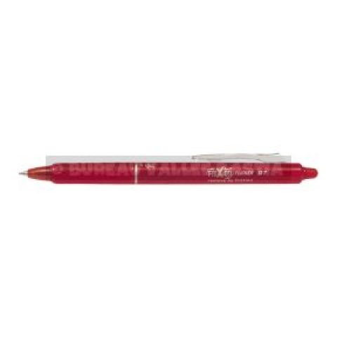 Stylo roller encre gel pilot frixion ball clicker rouge 0,7 mm