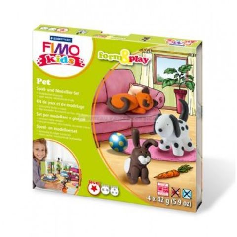 Ptes  modeler fimo kids animaux familiers